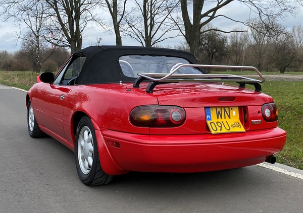 Mazda MX-5 cena 40000 przebieg: 144386, rok produkcji 1990 z Warszawa małe 46